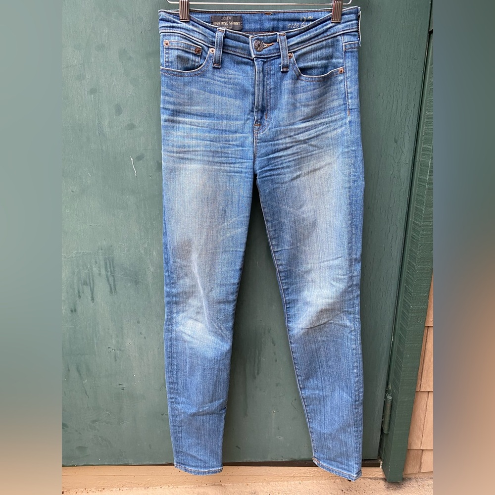 J. Crew High Rise Skinny Ankle Jeans B5297 - Picture 2 of 4